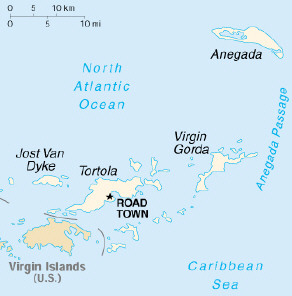 A Geographical look at the Virgin Islands