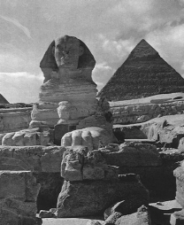 Great Pyramid and Sphinx at Giza
