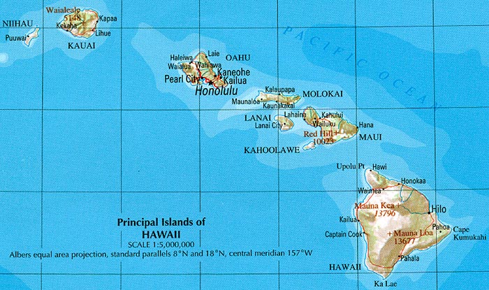 II. Location and Overview of Hawaii Islands